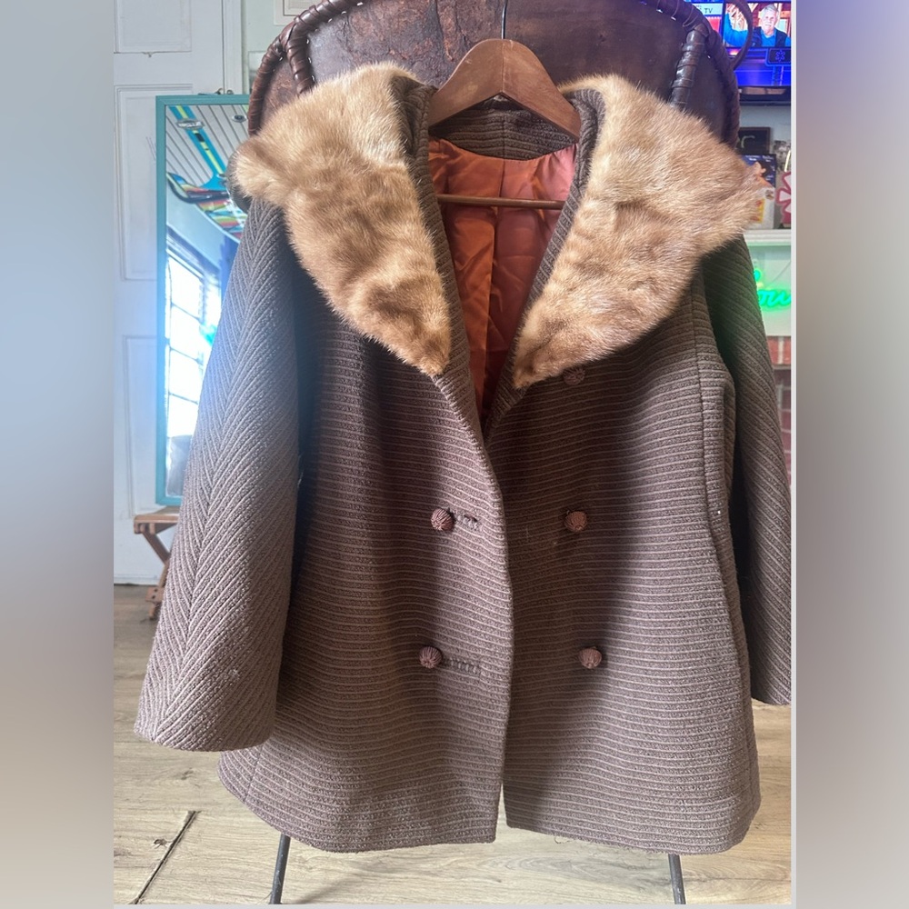 Vintage Steven Forstmann Authentic Fur-lined Coat